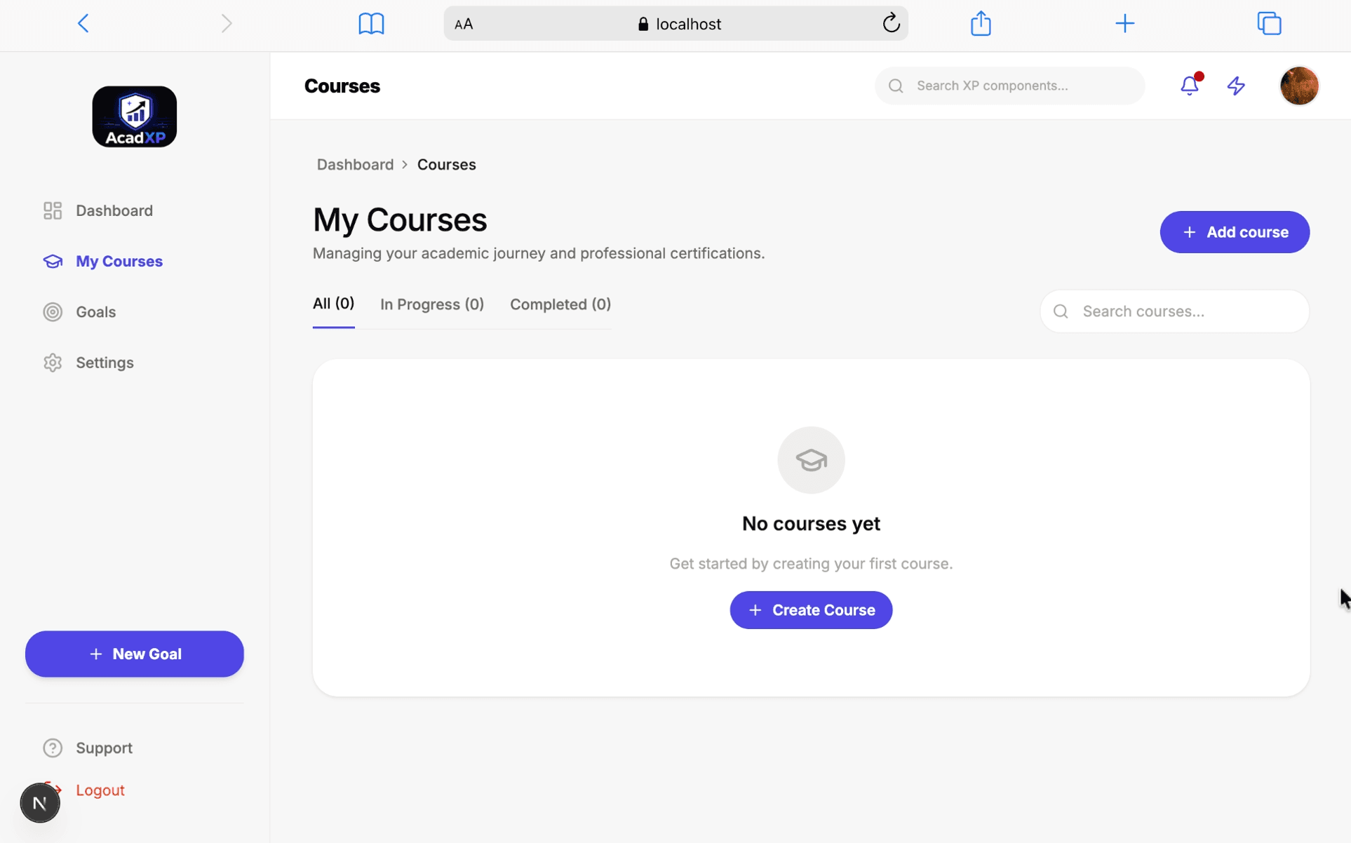 My Courses